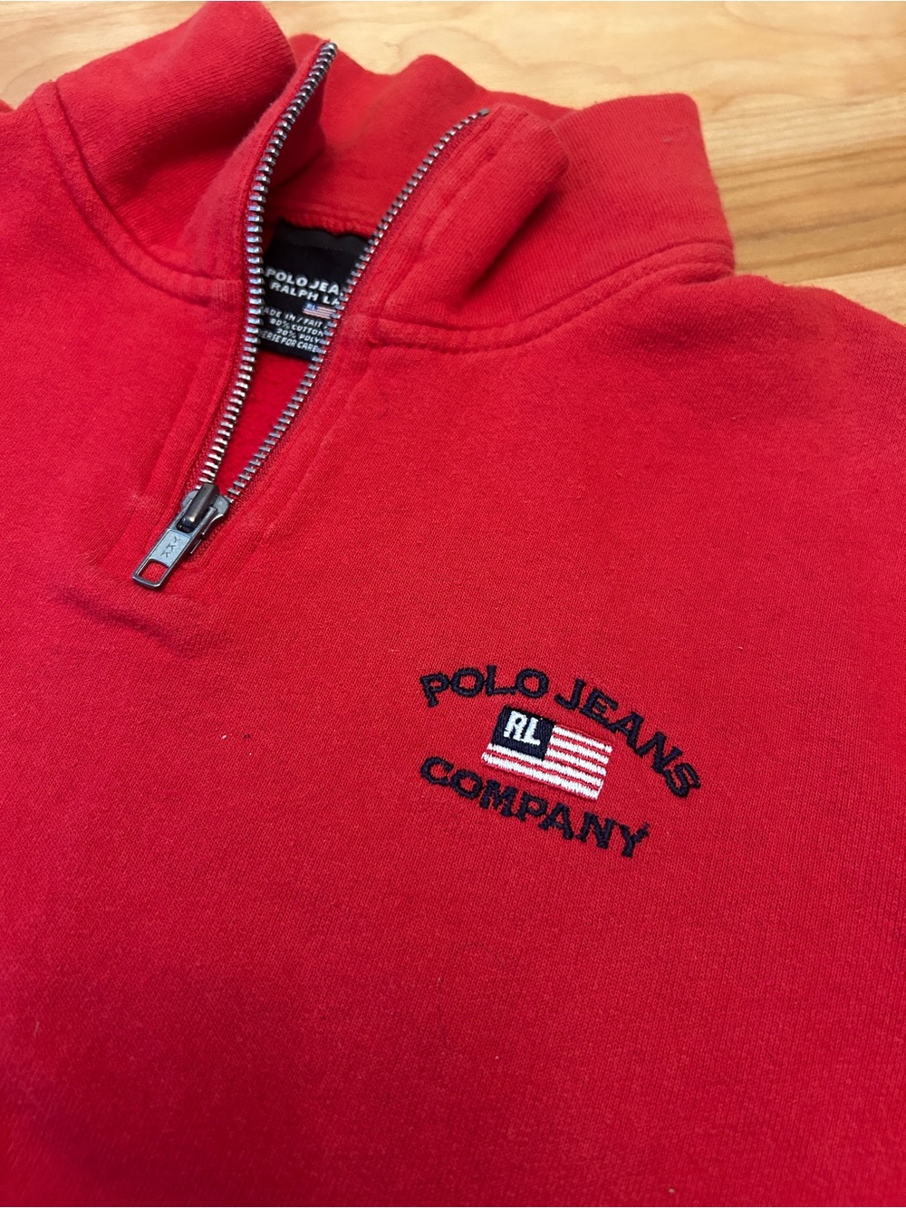 Polo Jeans 00s/Y2K Quarter-Zip Sweatshirt